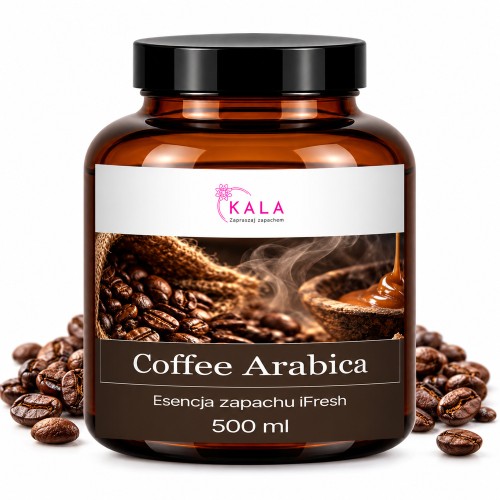 Olejek zapachowy Kala iFresh Coffee Arabica 500 ml – butelka i nuty zapachu