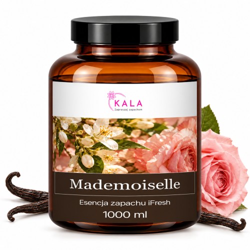 Olejek zapachowy Kala iFresh Mademoiselle 1000 ml – butelka i nuty zapachu