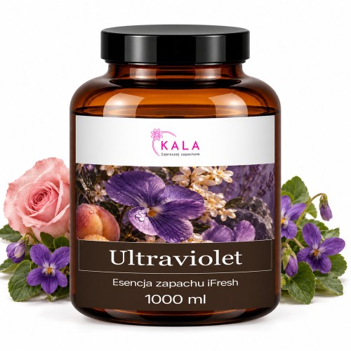 Olejek zapachowy Kala iFresh Ultraviolet 1000 ml – butelka i nuty zapachu