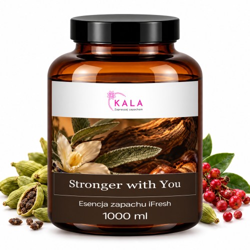 Olejek zapachowy Kala iFresh Stronger with You 1000 ml – butelka i nuty zapachu
