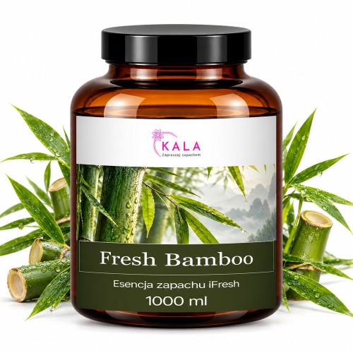 Olejek zapachowy Kala iFresh Fresh Bamboo 1000 ml – butelka i nuty zapachu