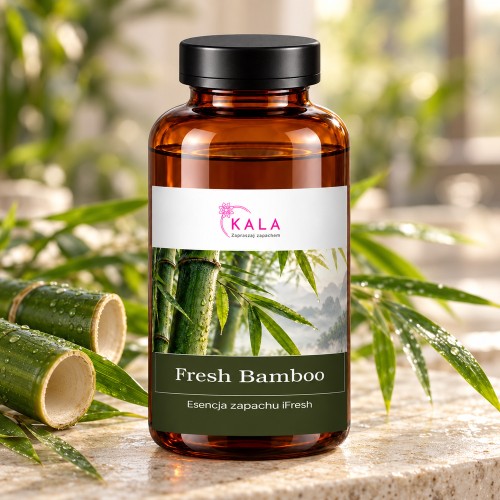 Olejek zapachowy Kala iFresh Fresh Bamboo – butelka i nuty zapachu z bliska