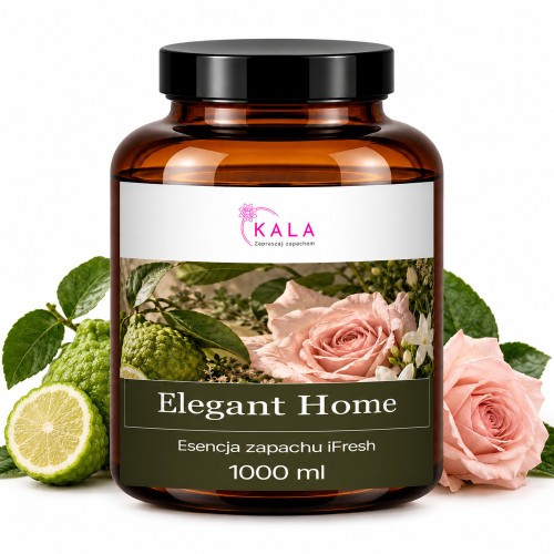 Olejek zapachowy Kala iFresh Elegant Home 1000 ml – butelka i nuty zapachu