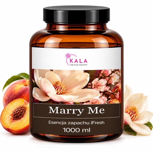 Olejek zapachowy Kala iFresh Marry Me 1000 ml – butelka i nuty zapachu