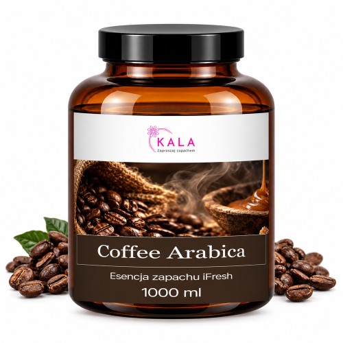 Olejek zapachowy Kala iFresh Coffee Arabica 1000 ml – butelka i nuty zapachu