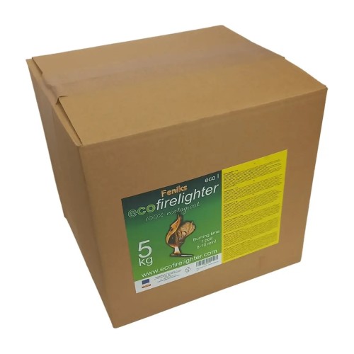 Feniks Ekopodpałka – podpałka do grilla, kominka i pieca – 5 kg
