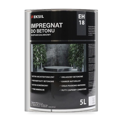 EKSIL EH 18 - Impregnat do betonu 5L - rozpuszczalnikowy