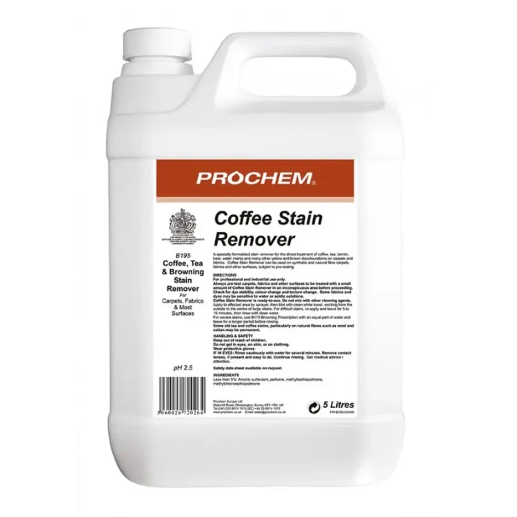 Prochem Coffee Stain Remover B195 – odplamiacz do kawy i herbaty – 5 l