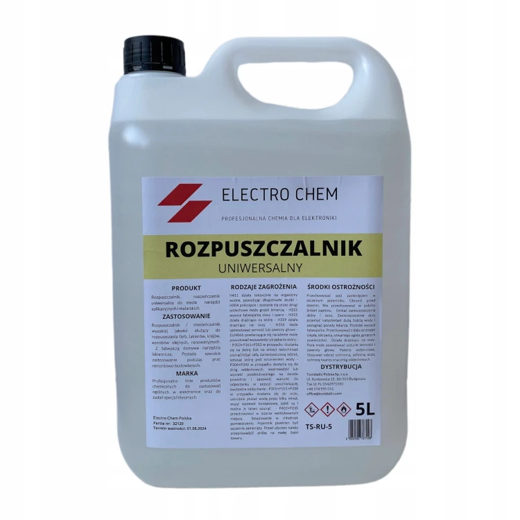 Rozpuszczalnik uniwersalny Electro Chem – 5 l