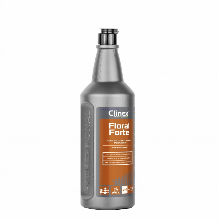 CLINEX Floral Forte 1L Do posadzek silny koncentrat 50ML-10L beton, ceramika, PCV, Linoleum
