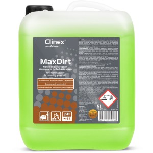 CLINEX Maxdirt 5L Koncentrat niskopieniący do tłustych i trudnych zabrudzeń