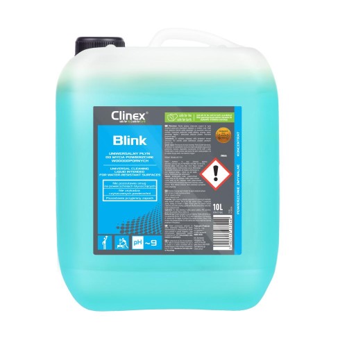 CLINEX Blink 10L Uniwersalny płyn do mycia wodoodpornych powierzchni