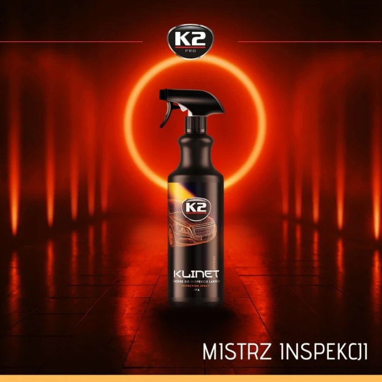 Klinet Pro 1L IPA Amomizer osobno usuwa woski, pasty polerskie, klej z taśm maskujących, tłuste plamy