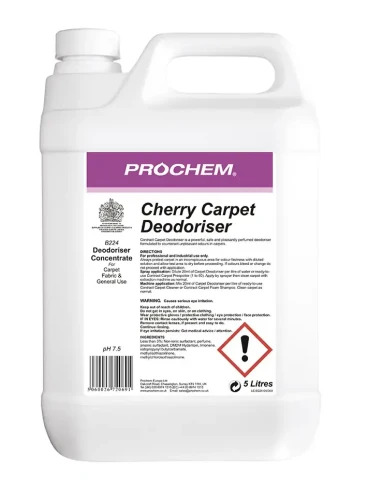 Prochem Cherry Carpet Deodoriser B224 - neutralizator zapachów do dywanów i tapicerki 5 l