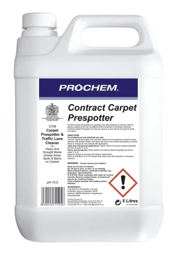 Prochem Contract S708 – koncentrat prespray do dywanów – 5 l