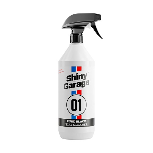 SHINY GARAGE Pure Black Tire Cleaner Concentrate 1L Koncentrat do czyszczenia opon, uszczelek, gum