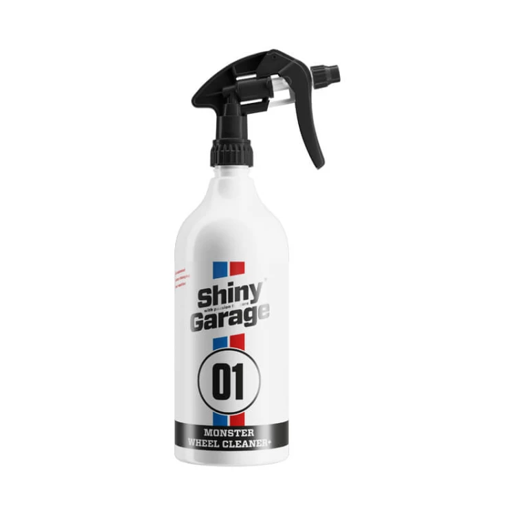 SHINY GARAGE Monster Wheel Cleaner + 1L żelowa formuła do regularnego mycia felg