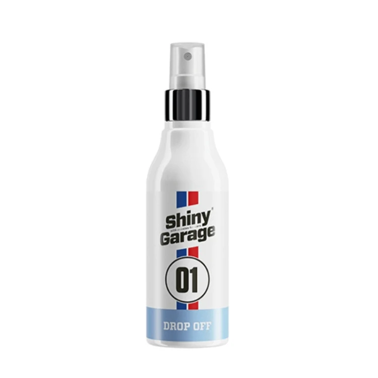 SHINY GARAGE Dropp Off 150ml Niewidzialna wycieraczka, Zabezpiecza szyby, Odprowadza wodę