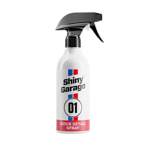 SHINY GARAGE Quick Detail Spray 500ML Szybkie nabłyszczanie, Nie zawiera wosku,do lakieru, szkła, plastiku