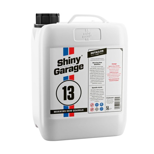SHINY GARAGE Morning DEW QD&WAX 5L Deteiler do lakieru, zapezpieczenie na mokro