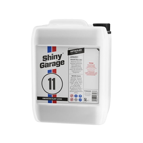 SHINY GARAGE Ssmooth Clay Lube 5L Zapewnia poślizg i nawilżenie podczas pracy z glinką