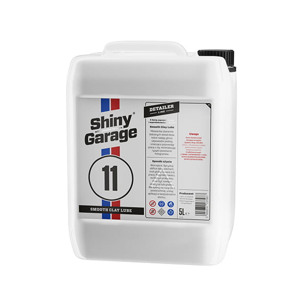 SHINY GARAGE Ssmooth Clay Lube 5L Zapewnia poślizg i nawilżenie podczas pracy z glinką
