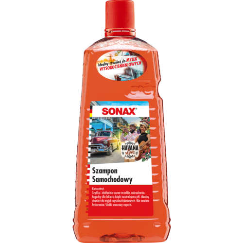 SONAX Szampon samochodowy Havana Love Koncetrat 2l Usuwa wszelkie zabrudzenia, chroni lakier