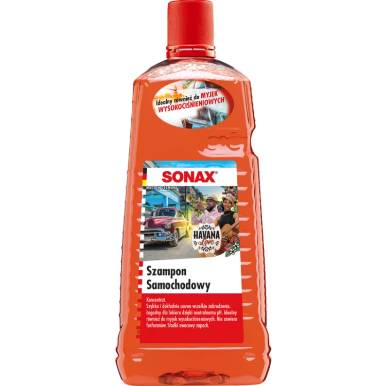 SONAX Szampon samochodowy Havana Love Koncetrat 2l Usuwa wszelkie zabrudzenia, chroni lakier