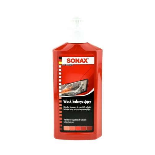 SONAX Wosk Koloryzujący Nanopro Czerwony 250ml