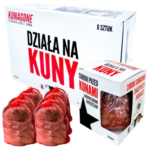 Kunagone, odstraszacz na kuny – 6 szt.