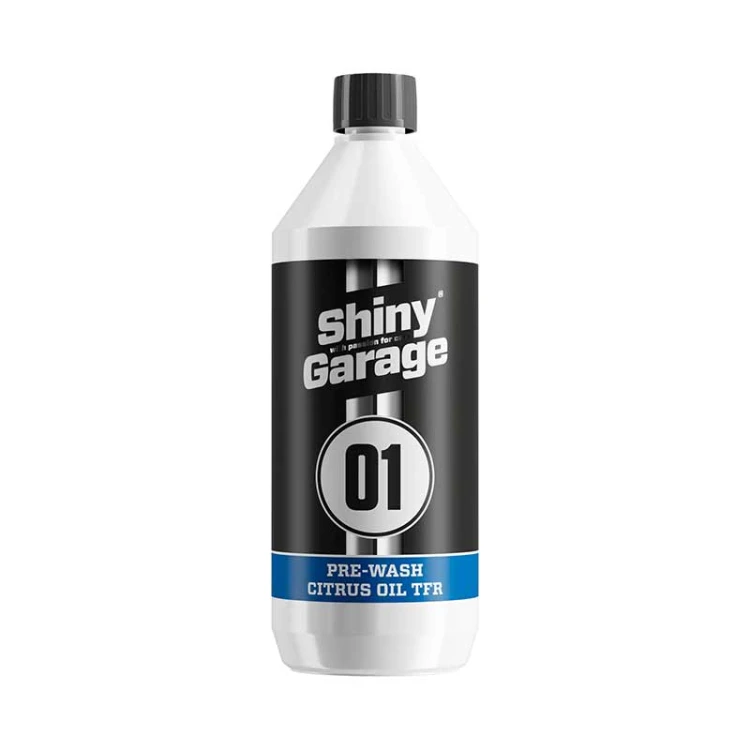 SHINY GARAGE Pre-Wash Citrus Oil TFR 1L Mycie wstępne zmiękcza zabrudzenia, Odtyka powłoki kwarcowe