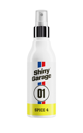 SHINY GARAGE Spice 4 150ml Odświeżacz do samochodu Zapach: Nuta wanilli z jabłkiem
