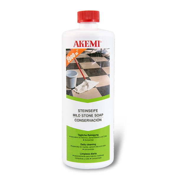 Akemi Steinseife 1 l, mydło do mycia kamienia, butelka