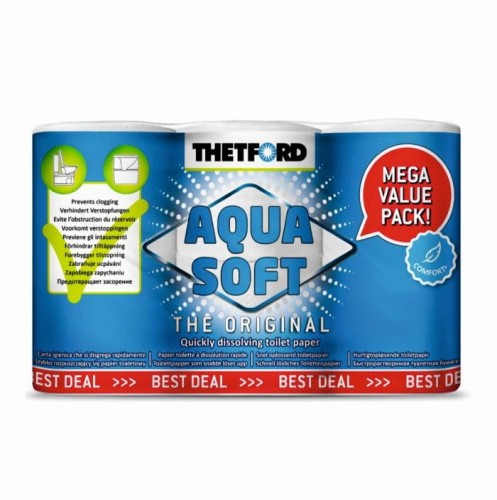 Papier toaletowy Thetford Aqua Soft – 6 rolek