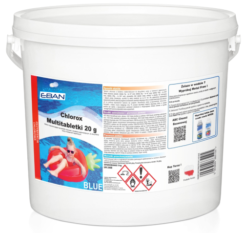 NTCE Chlorox Multitabletki BLUE, tabletki 20 g, opakowanie 5 kg