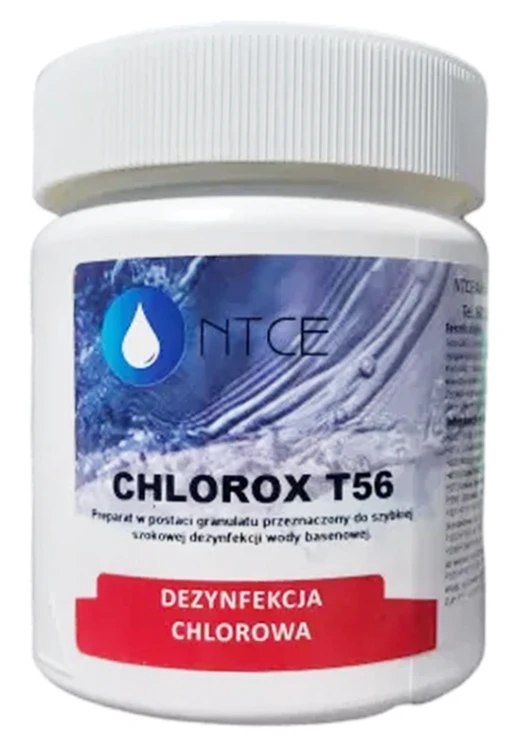 NTCE Chlorox T56 – chlor do basenu w granulacie – 0,5 kg