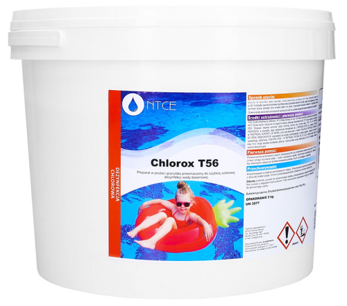 NTCE Chlorox T56 – chlor do basenu w granulacie – 3 kg