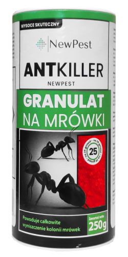 Granulat na mrówki NewPest AntKiller, czerwony – 250 g