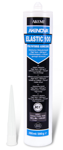 Akemi Akenova Elastic 100, elastyczny klej do kamienia, szary – 290 ml