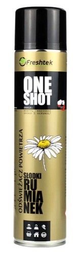 Freshtek ONE SHOT Słodki Rumianek 600 ml — opakowanie aerozolu