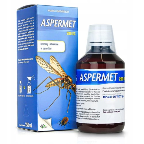 Asplant Aspermet 200 EC 250 ml, koncentrat owadobójczy, oryginalne opakowanie