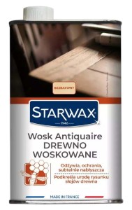 STARWAX ANTIQUAIRE Wosk - płynny, Bezbarwny 500ml