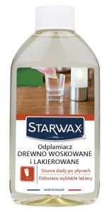 STARWAX Drewno woskowane i lakierowane, Odplamiacz 250ml