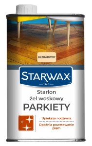 STARWAX Parkiety, Starlon - żel woskowy, Bezbarwny 1L