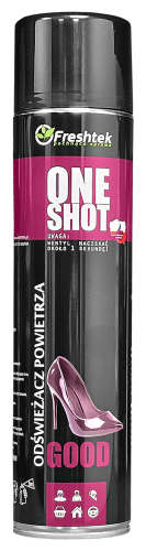 Freshtek ONE SHOT Good 600 ml — opakowanie aerozolu