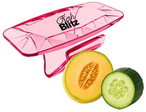 Kala Fresh Blitz Toilet Clip Melon z ogórkiem, żelowa zawieszka zapachowa do muszli WC