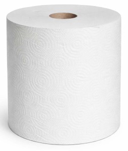 Ręcznik duwarstwowy biały 100% celulozy 200m 1 rolka