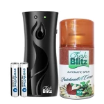 Kala Fresh Blitz BASIC BLACK – automatyczny odświeżacz powietrza z wkładem Patchouli & Cocoa 260 ml