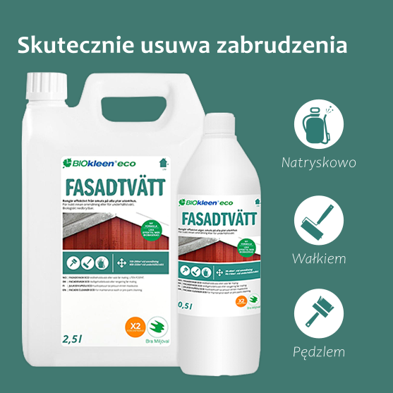 BIOkleen Fasadtvätt Eco – koncentrat do mycia elewacji – 2,5 l – zdjęcie 2