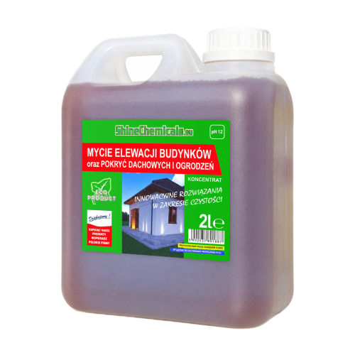 Koncentrat do mycia elewacji budynków ShineChemicals – 2 l